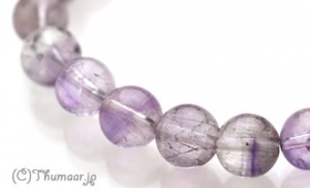 アメジストエレスチャルのブレスレット