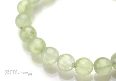 プレナイトのブレスレット