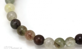 サゲニティッククォーツのブレスレット