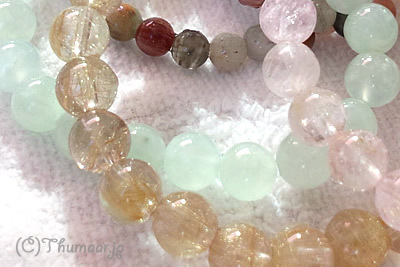 ルチルクォーツのブレスレット